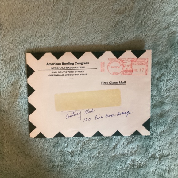 NEW Vintage ABC Century Club 100 Pins Over Average Bowling Patch Sew On - Picture 7 of 8